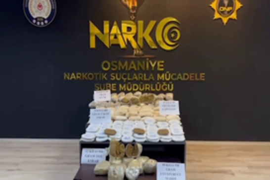 Gaziantep'te bir kamyonette 89 kilogram uyuşturucu ele geçirildi
