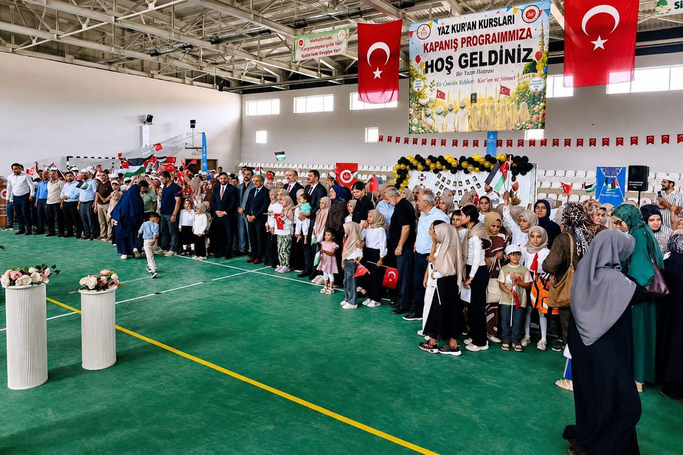 Doğanşehir'de Yaz Kur'an Kursları görkemli programla sona erdi