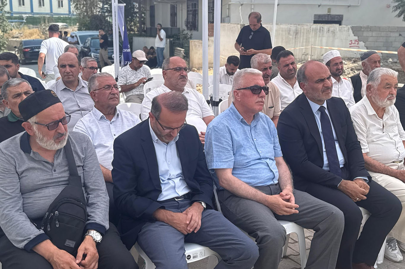 Malatya'da Mehmet Çoloğlu Camii'nin temeli dualarla atıldı