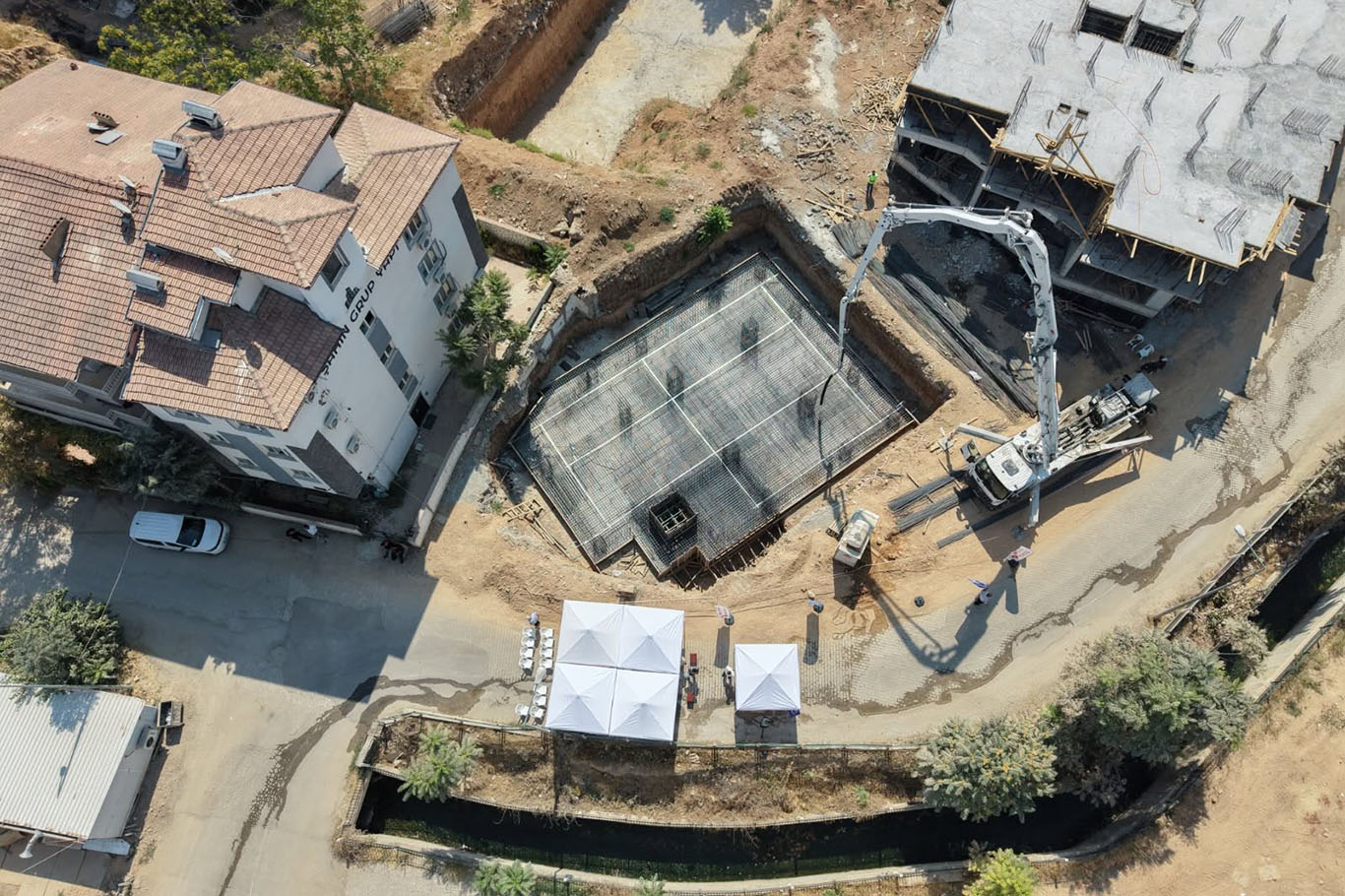 Malatya'da Mehmet Çoloğlu Camii'nin temeli dualarla atıldı