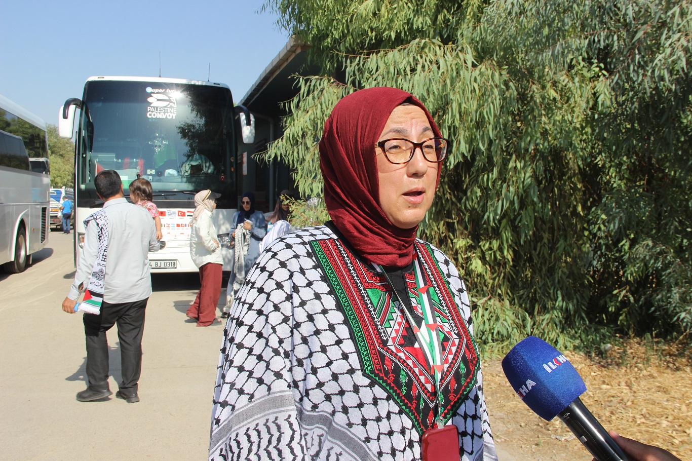 Uluslararası Filistin kara konvoyu, Habur Sınır Kapısı’ndan geçiş yaptı
