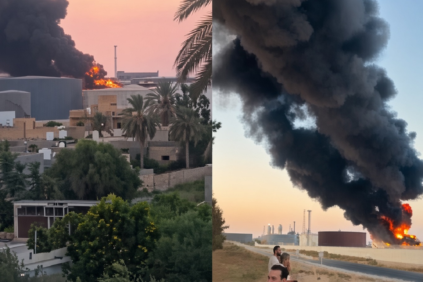 Li Lîbyayê êrîşên ÎHAyan: Tankên petrolê û santral hatin hedefgirtin