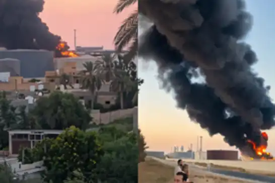 Li Lîbyayê êrîşên ÎHAyan: Tankên petrolê û santral hatin hedefgirtin