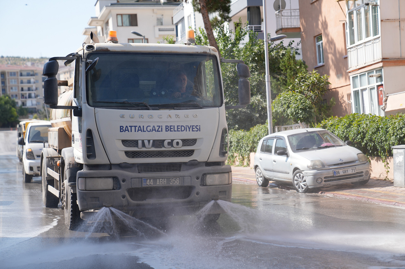 Battalgazi'de temizlik çalışmaları sürüyor