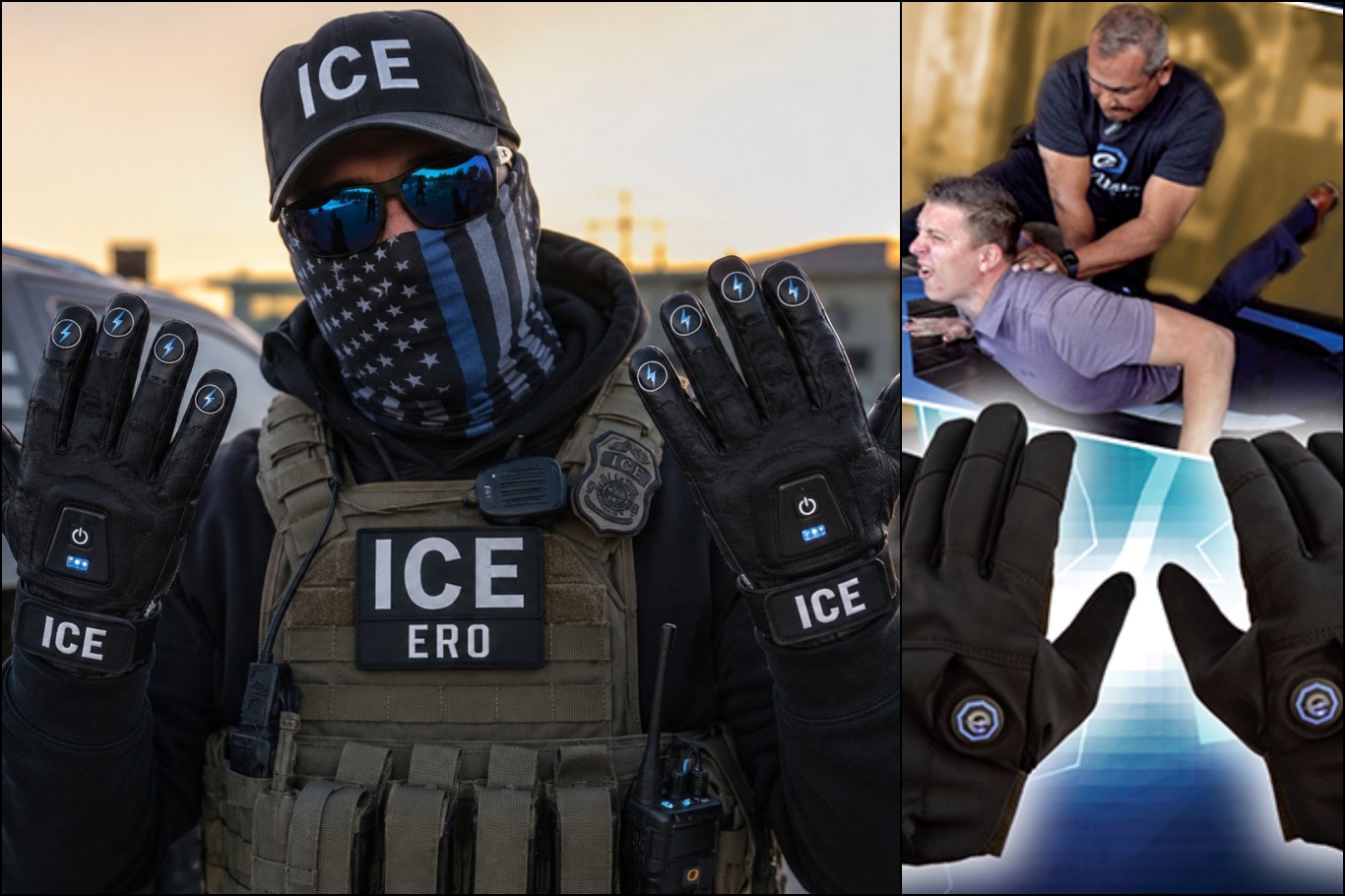 ABD’de çok sayıda cinayetten sorumlu tutulan ICE envanterinde artık şok veren eldiven de var