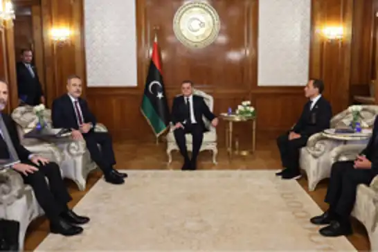 فيدان يبحث مع الدبيبة تطورات ليبيا والمنطقة
