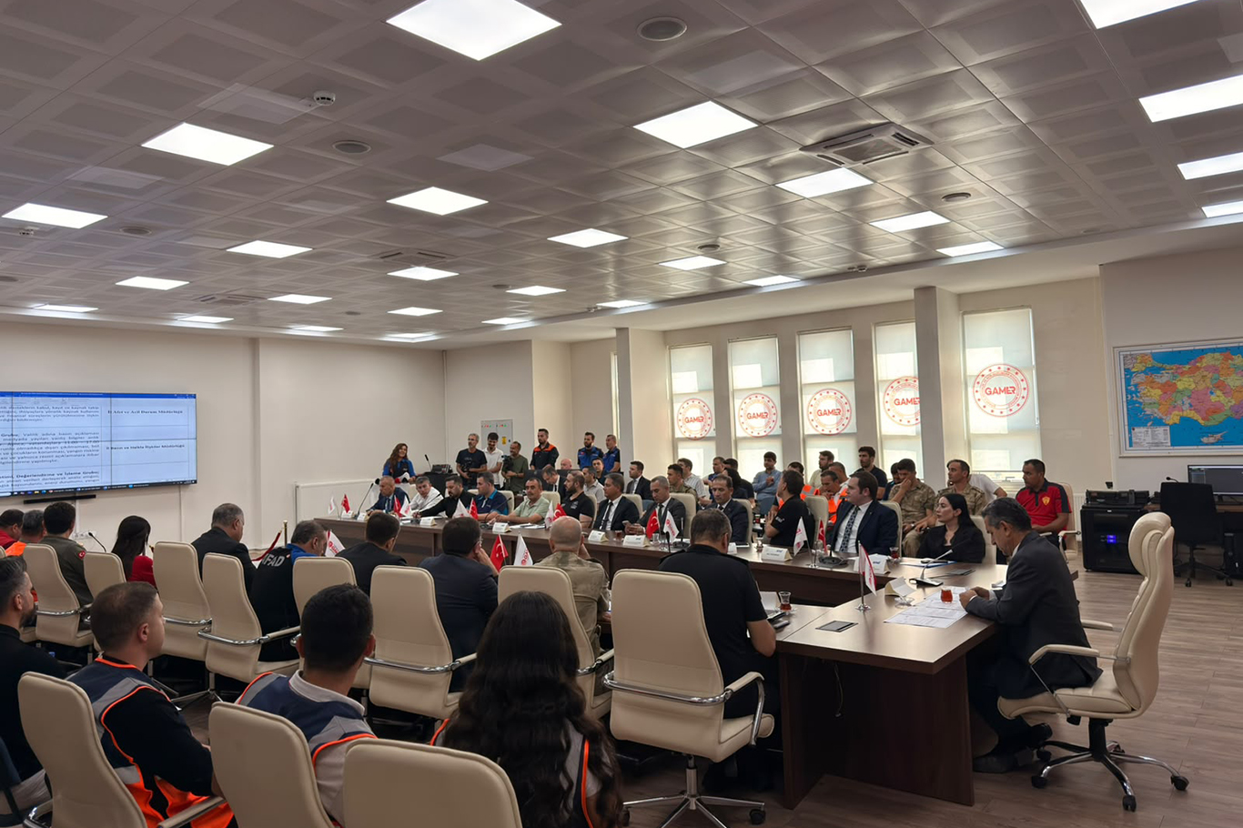 ŞIRNAK’TA TAMP KAPSAMINDA 23 KURUM VE 205 PERSONELLE AFET TATBİKATI YAPILDI