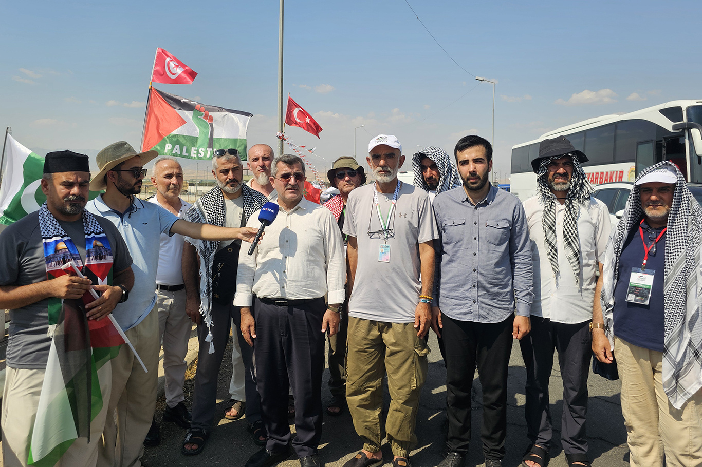 HUDA PARê çalakvanên Filistînî ziyaret kirin