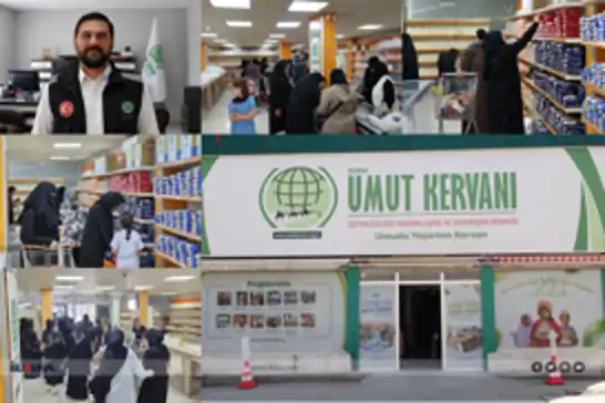 Hope Caravan continues monthly aid for hundreds of families in Bursa