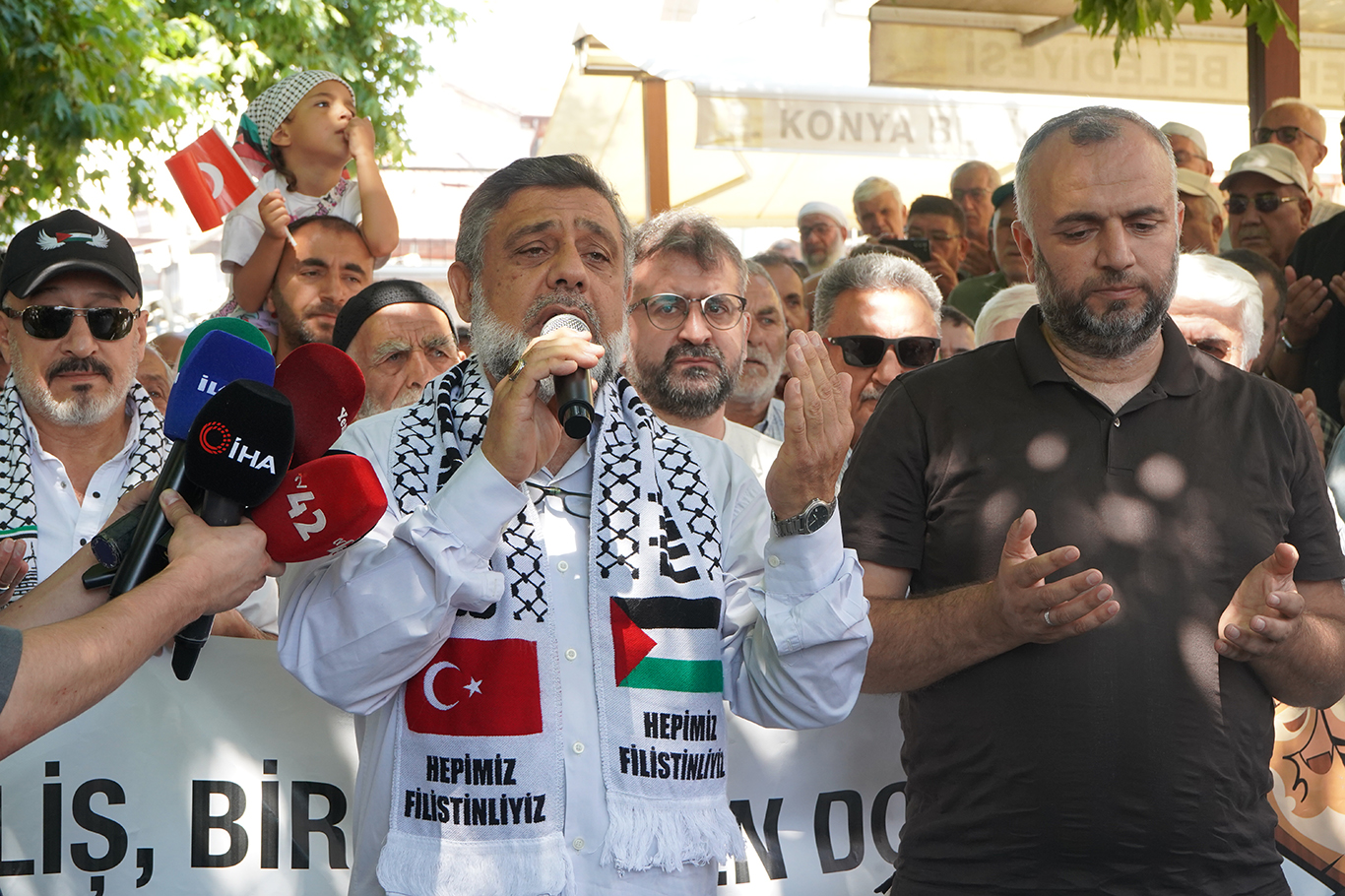 Konya’da Filistin Konvoyu'na destek çağrısı: Bu konvoy Filistin’deki zulme karşı durmak için yola çıktı
