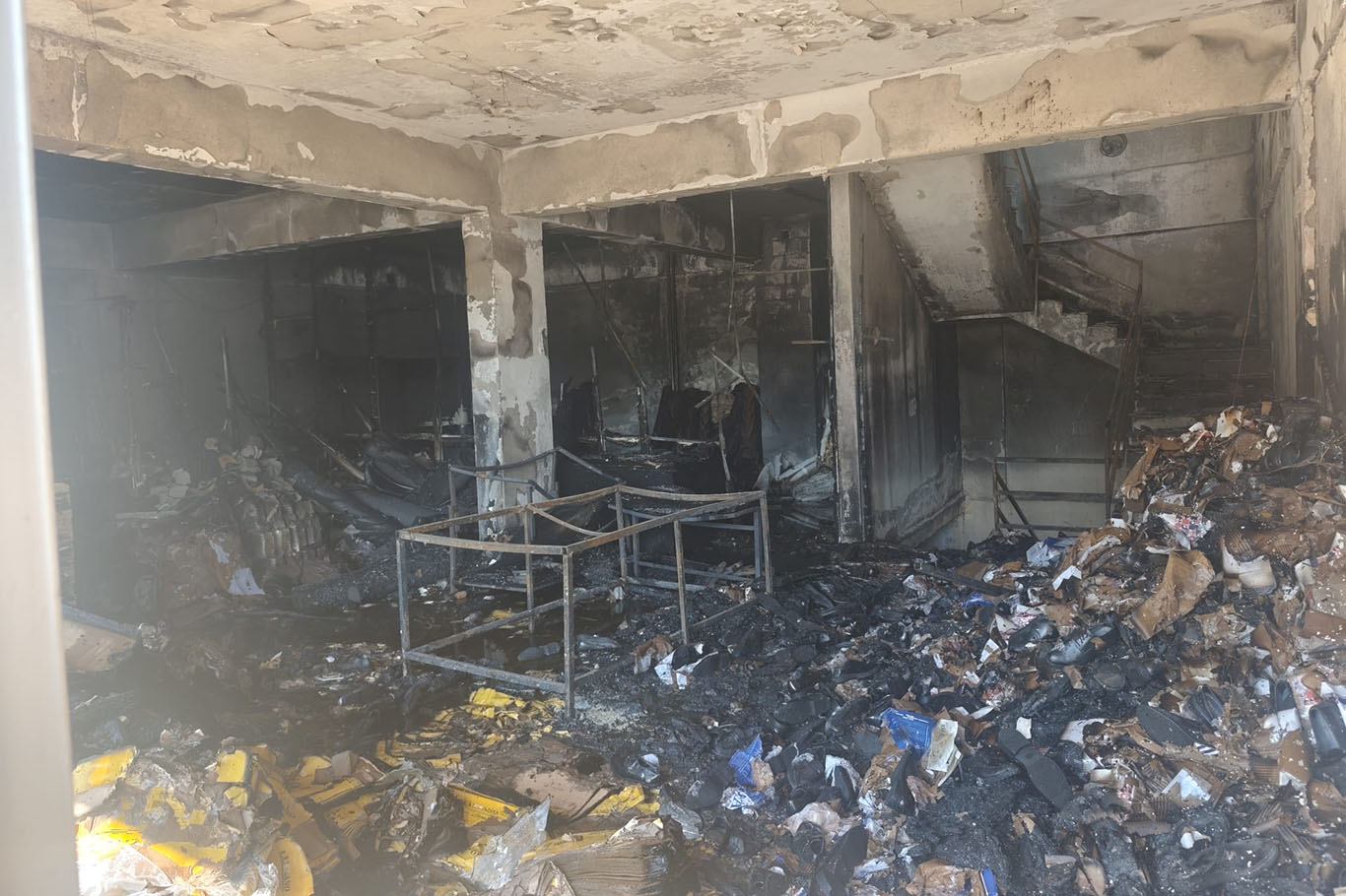 Gaziantep'te iş yerinde yangın çıktı