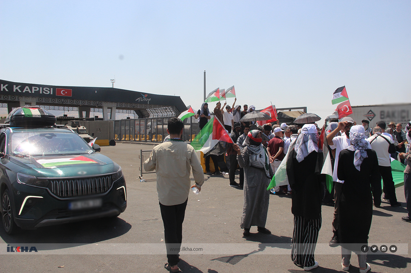 قافلة فلسطين تعود إلى تركيا بعد رفض الحكومة العراقية السماح لها بالدخول