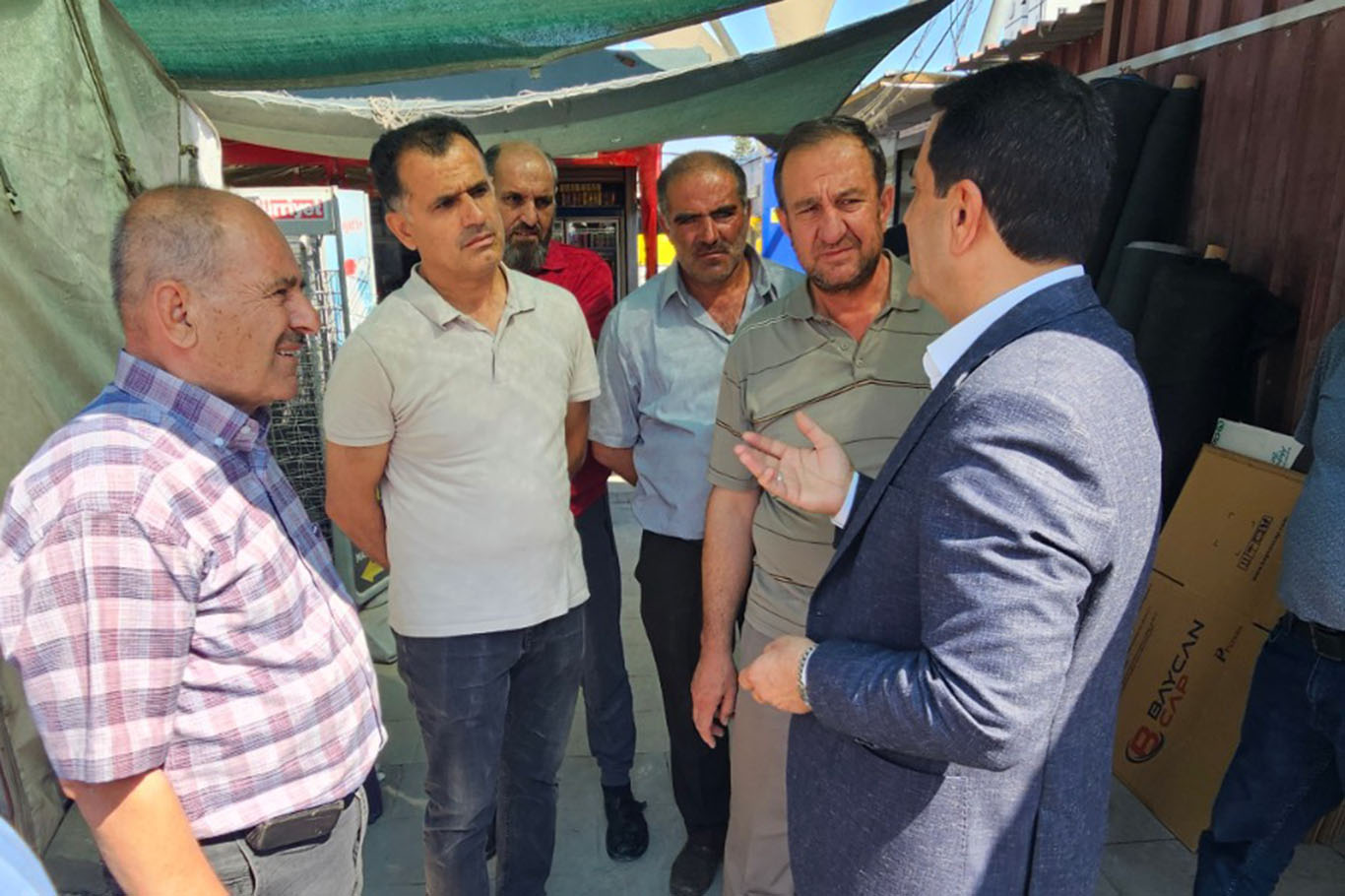 Battalgazi Belediye Başkanı Taşkın'dan yeni çarşı esnafınına ziyaret 
