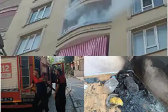Siirt’te 5. kattaki dairenin balkonunda piknik tüpü patladı