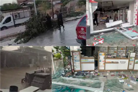 Malatya'da sağanak ve fırtına hasara yol açtı