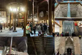 13'üncü yüzyıldan günümüze uzanan Eşrefoğlu Camii yaz aylarında ziyaretçilerini ağırlıyor