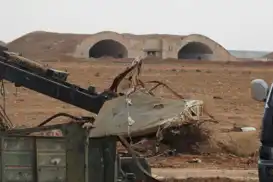 Rejîma sîyonîstî êrîşî balafirgeha leşkerî ya li Îdlibê ya Sûrîyeyê kir