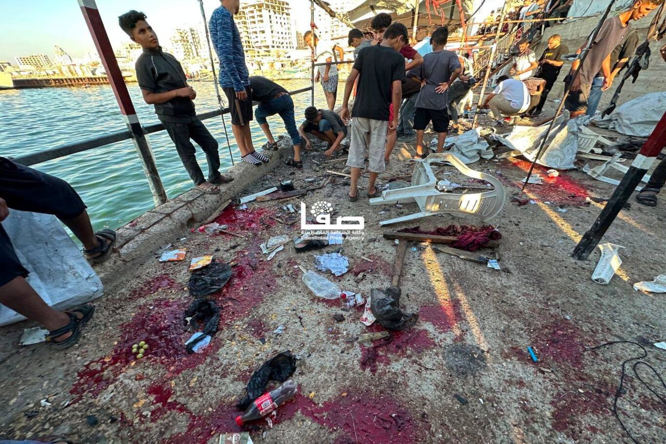 Israeli drone attack kills at least six civilians near Gaza port