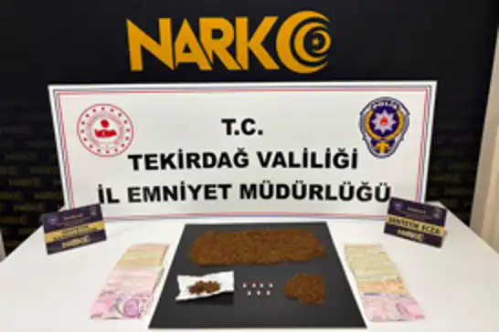 Tekirdağ’da uyuşturucu operasyonlarında 121 şüpheli hakkında işlem yapıldı