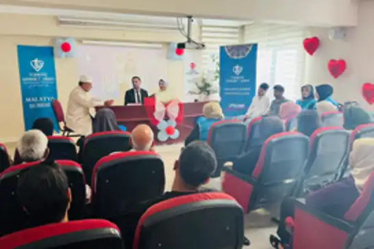 "İki İnsan Bir Hayat" projesi kapsamında Malatya'da iki genç çiftin nikâhı kıyıldı