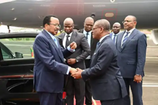 Cameroon President Paul Biya returns home after more than 10 weeks abroad