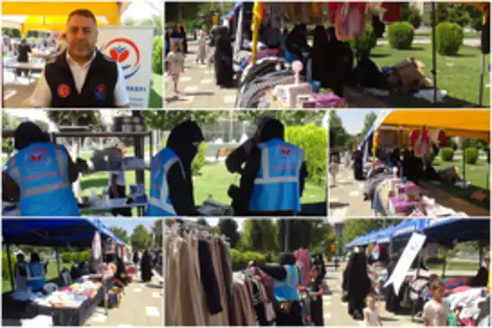 Gaziantep'te yetim çocuklar yararına kermes
