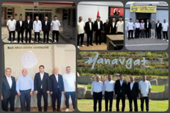 HÜDA PAR heyeti Manavgat'ta eğitimden sağlığa ilçenin sorunlarını dinledi
