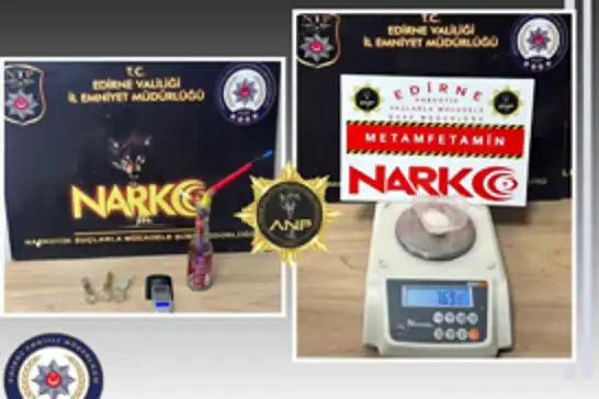 Edirne’de uyuşturucu operasyonunda bir şüpheli tutuklandı