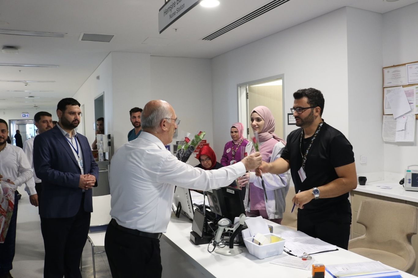 Müftü Topal'dan hastalara ziyaret