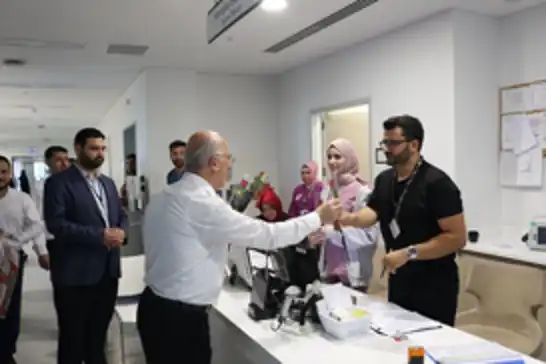 Müftü Topal'dan hastalara ziyaret