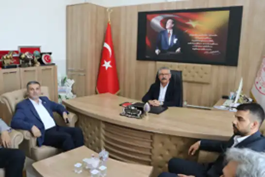 HÜDA PAR Gaziantep İl Başkanlığından Araban İlçe Milli Eğitim Müdürü'ne ziyaret