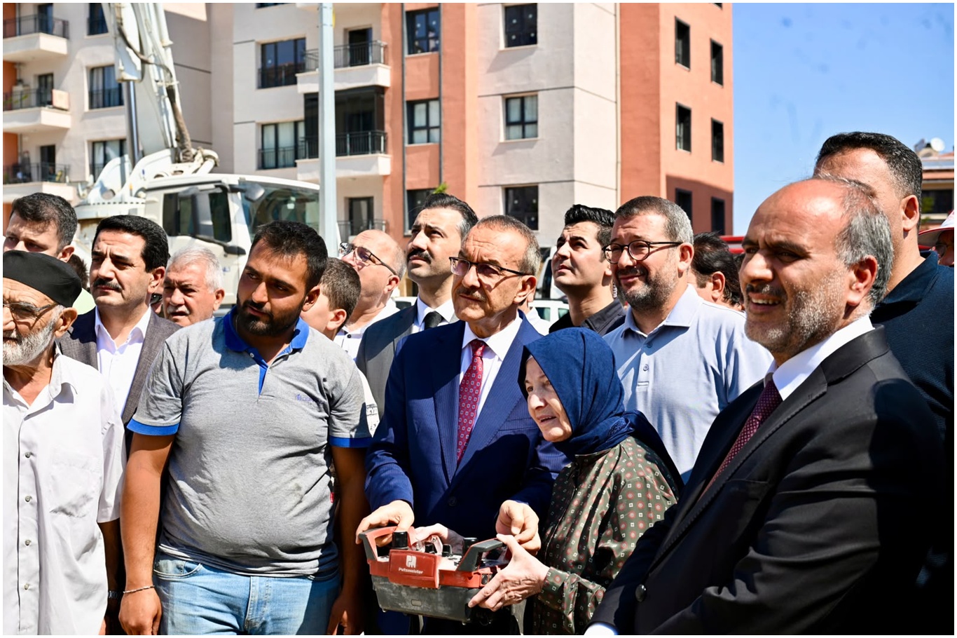 Malatya'da bir caminin temeli daha dualarla atıldı
