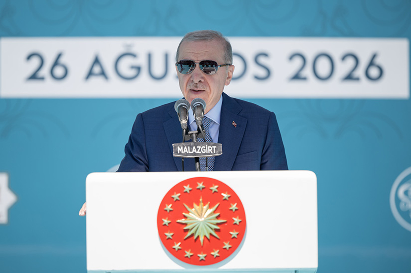 Erdoğan at Manzikert: ‘We have no choice but to stand strong, united and together’