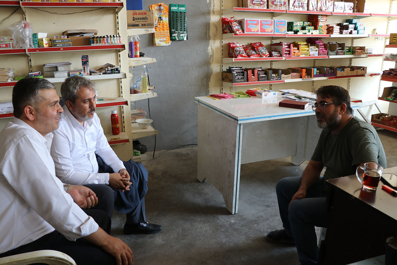 Gaziantep HÜDA PAR heyetinden esnaf ve köylü ziyareti