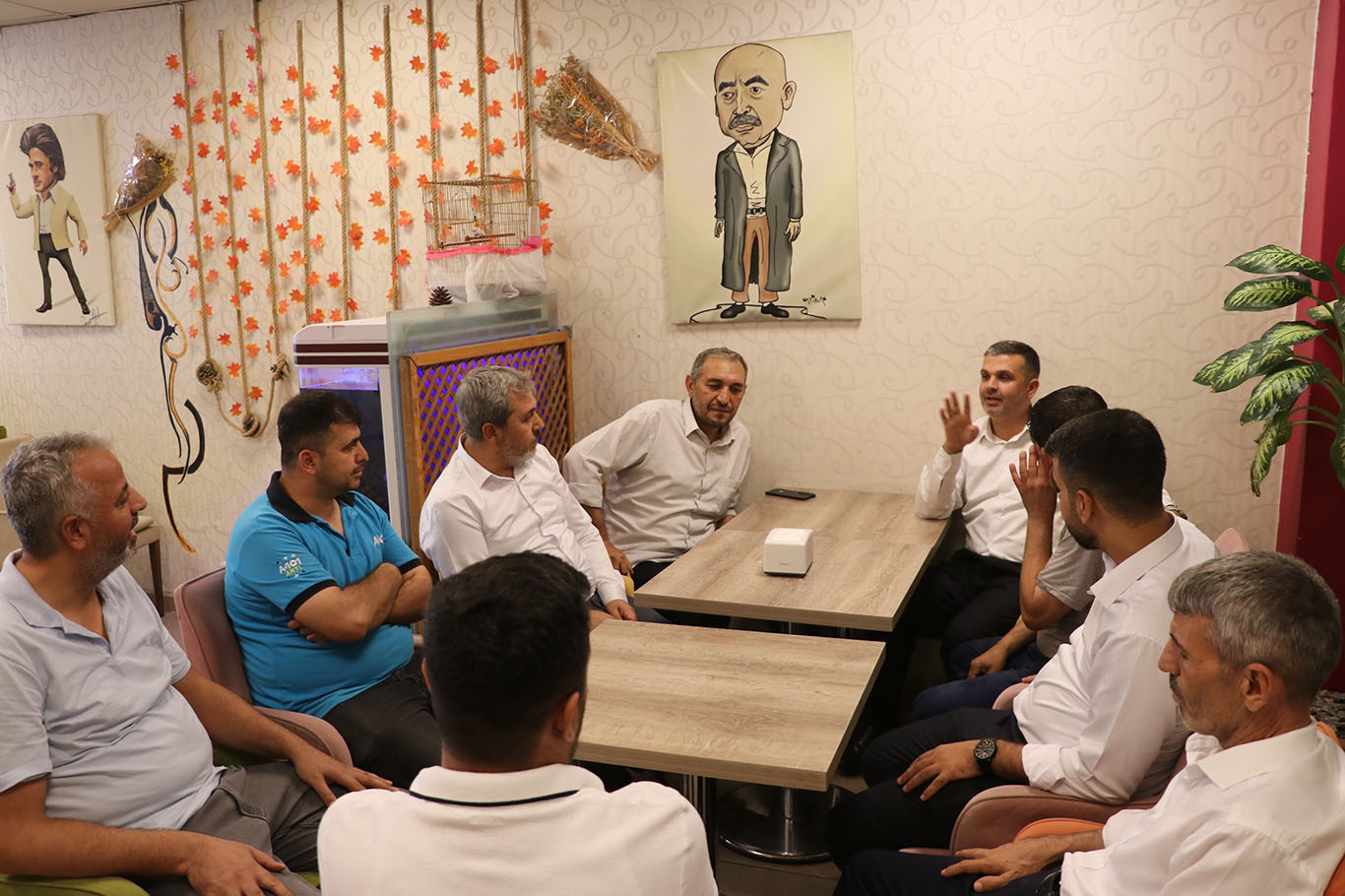 Gaziantep HÜDA PAR heyetinden esnaf ve köylü ziyareti