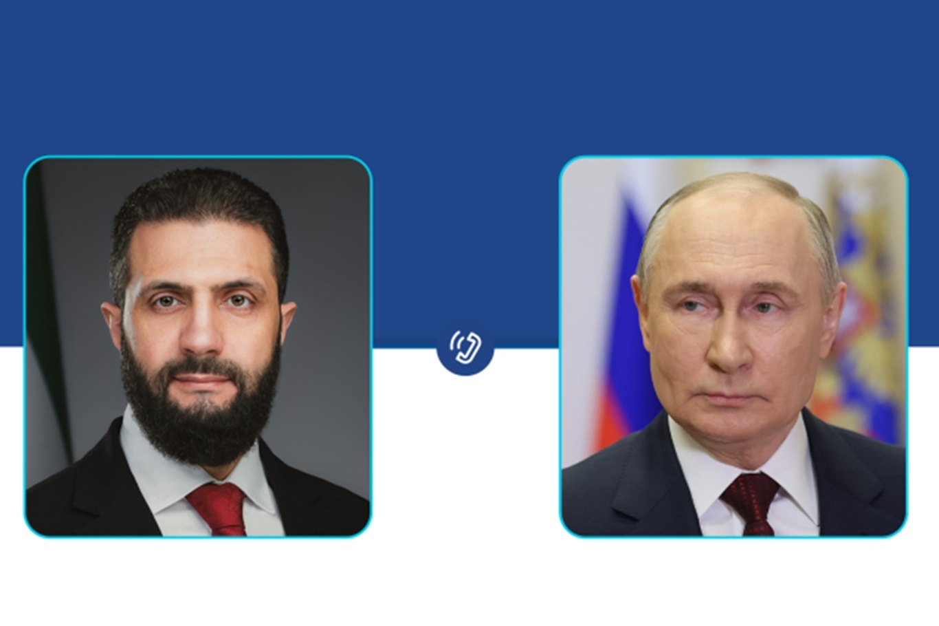 Syrian President al-Sharaa, Putin discuss bilateral ties, regional developments in phone call