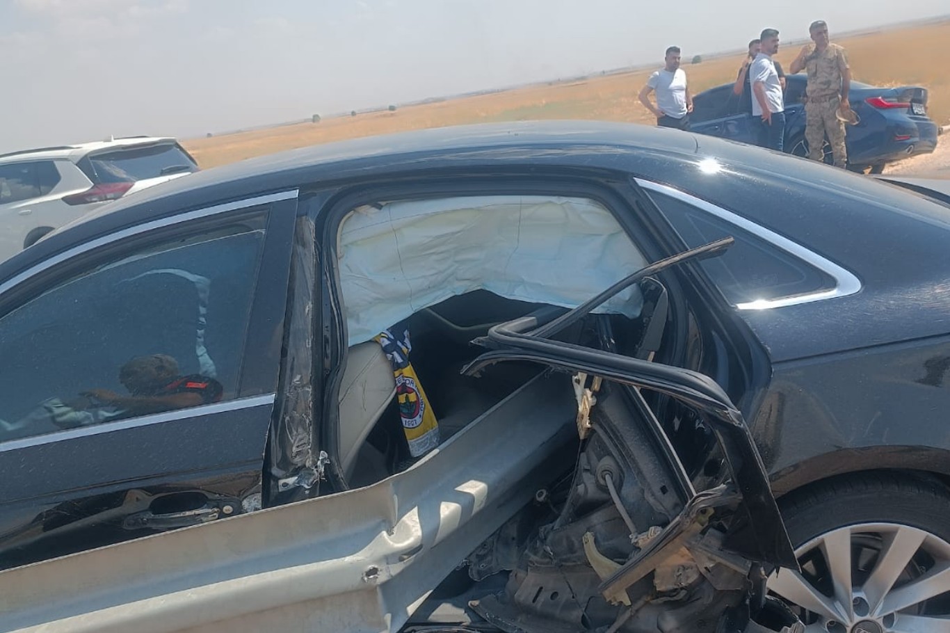 Mardin’de otomobil ile hafif ticari araç çarpıştı: 5 yaralı