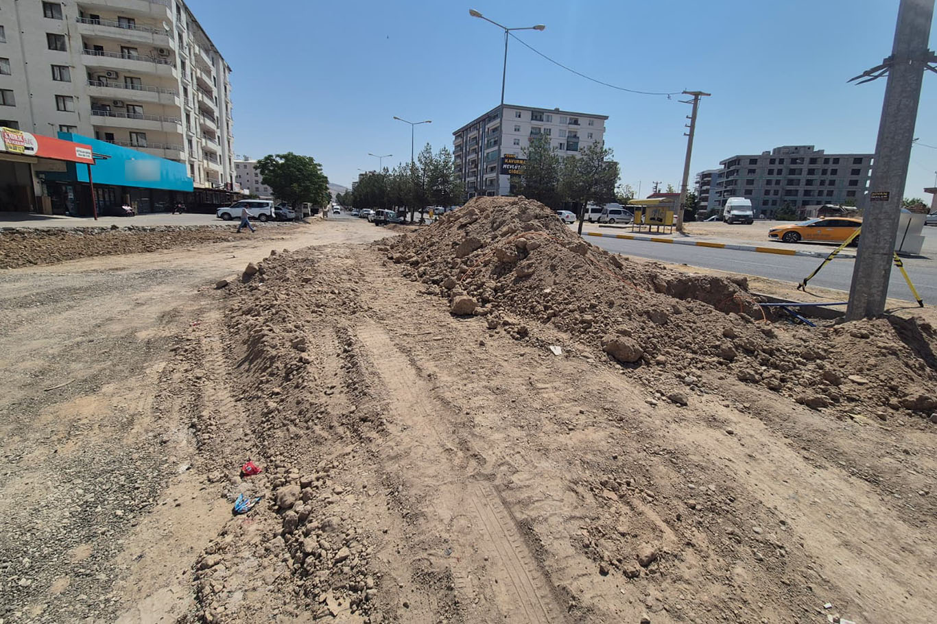 İLKHA'nın gündeme getirdiği kavşakta çalışma başlatıldı