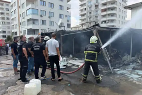 Şanlıurfa'da iş yeri yangını
