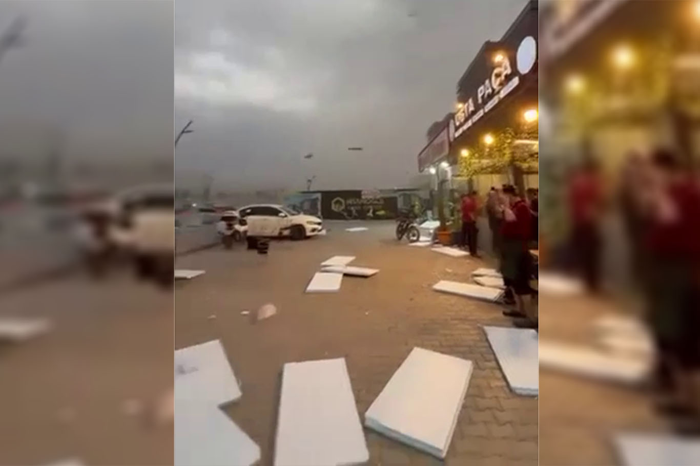Malatya'da sağanak yağış ve şiddetli rüzgar etkili oldu