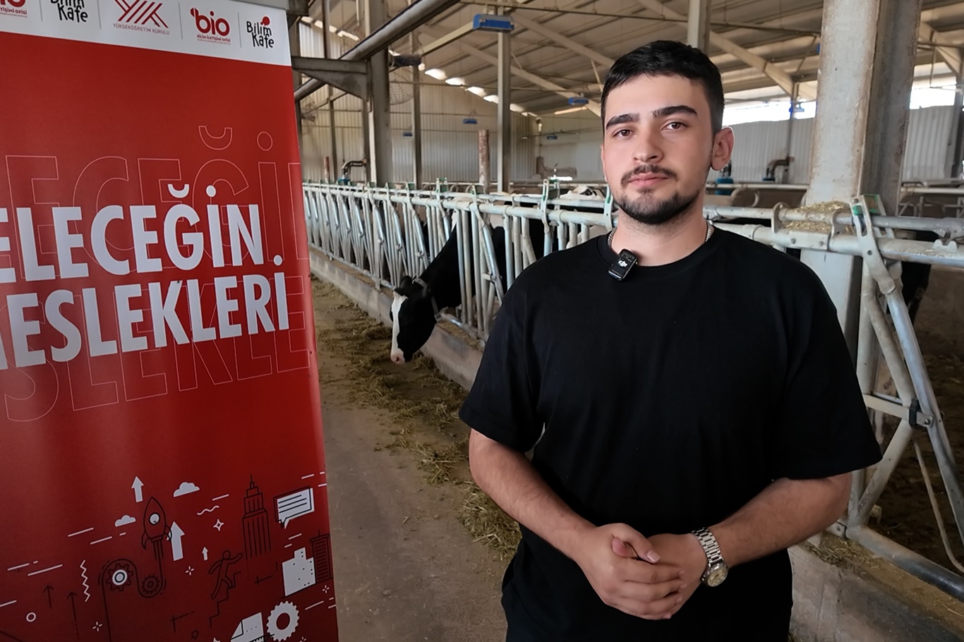 Hassas Tarım ve Tarımsal Robotlar Programı öğrencisi Hüseyin Talha Bülbül 