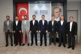 HÜDA PAR Bursa İl Başkanlığı’ndan Bursa Büyükşehir Belediyesi'ne ziyaret