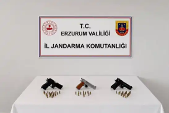 Erzurum'da düğün konvoyunda havaya ateş açan 4 şüpheli gözaltına alındı