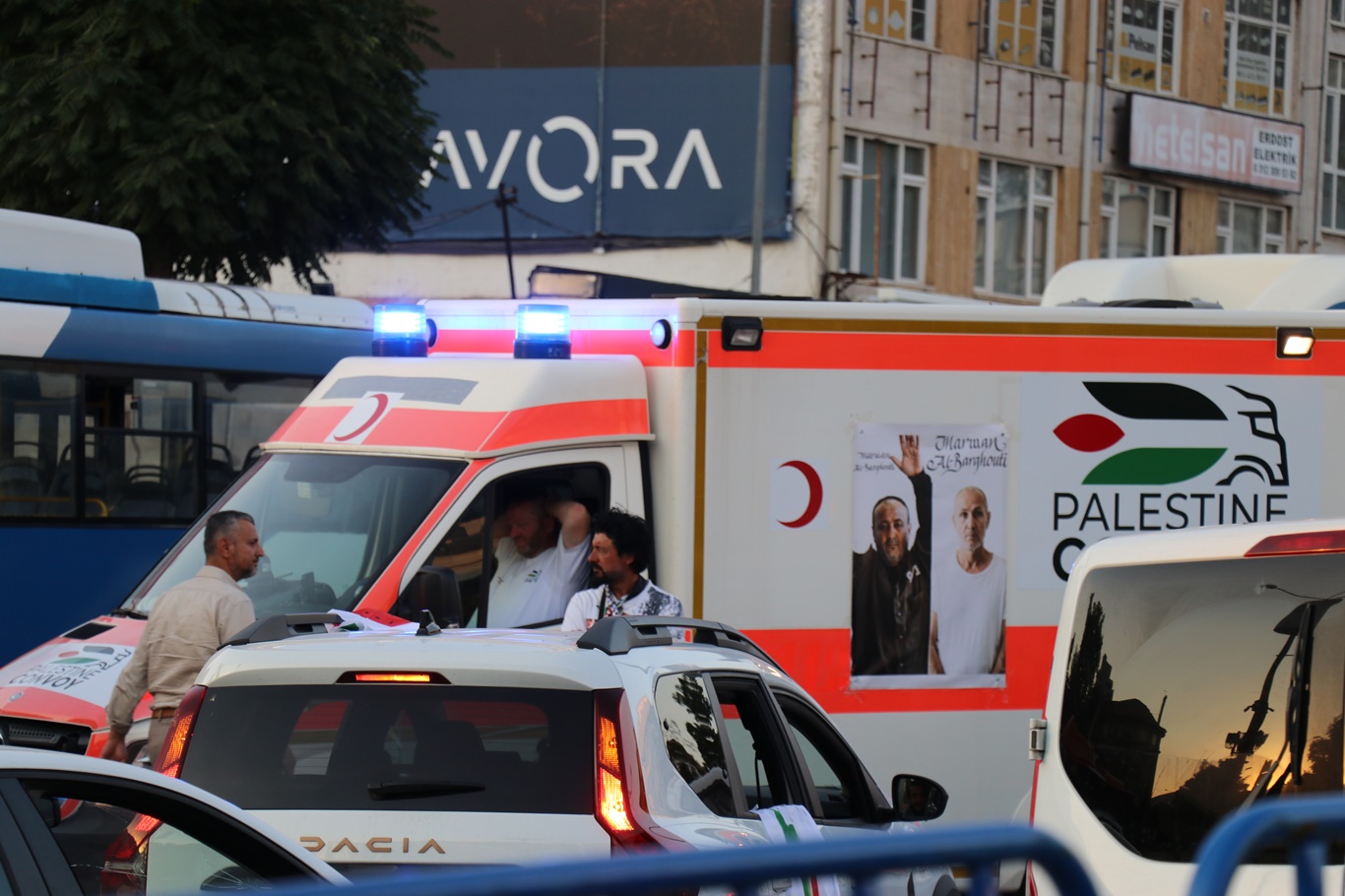 Filistin Konvoyu Ankara'da: "Gazze unutulmasın, Batı Şeria yeni bir Gazze olmasın" çağrısı