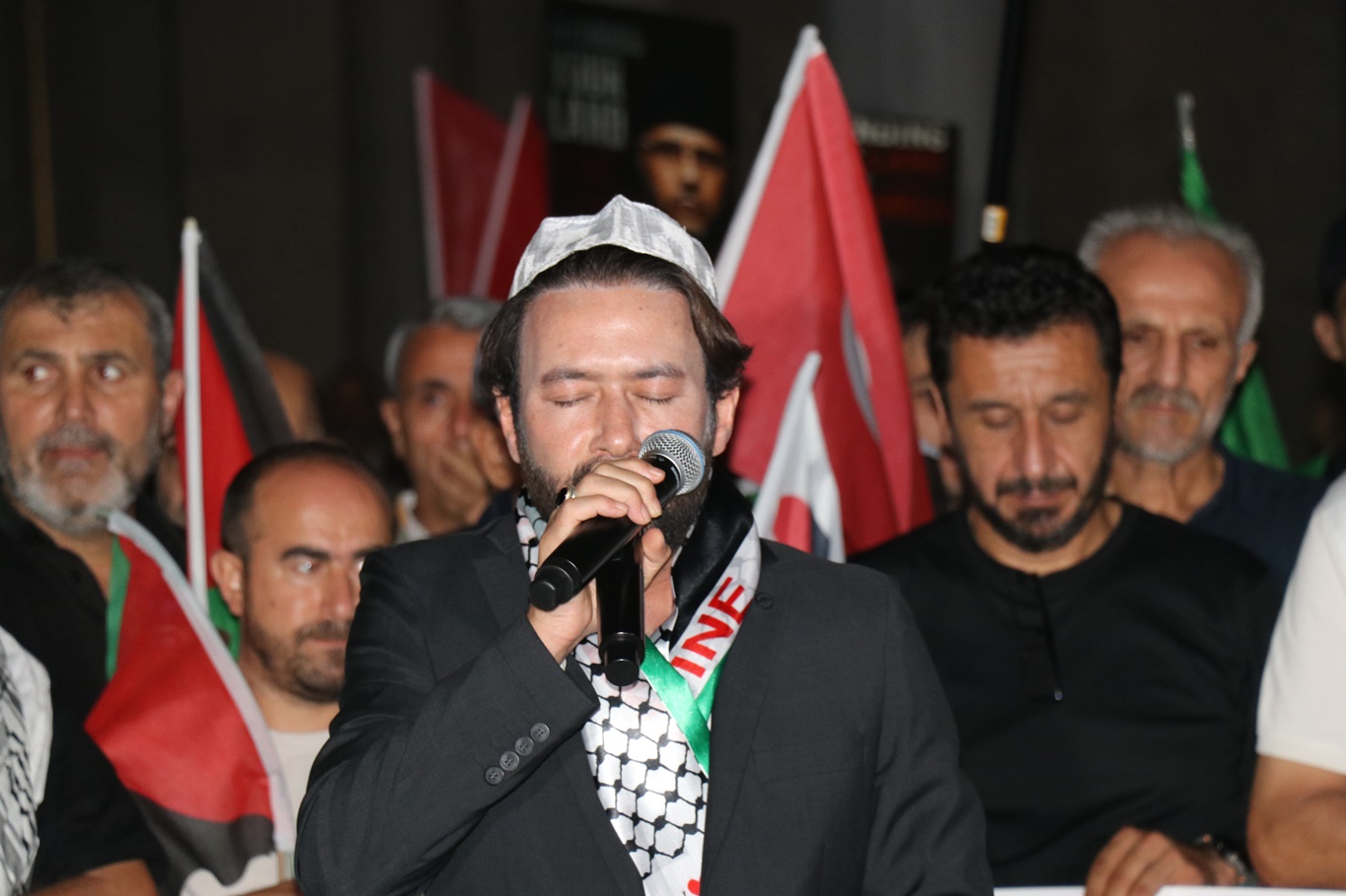 Filistin Konvoyu Ankara'da: "Gazze unutulmasın, Batı Şeria yeni bir Gazze olmasın" çağrısı