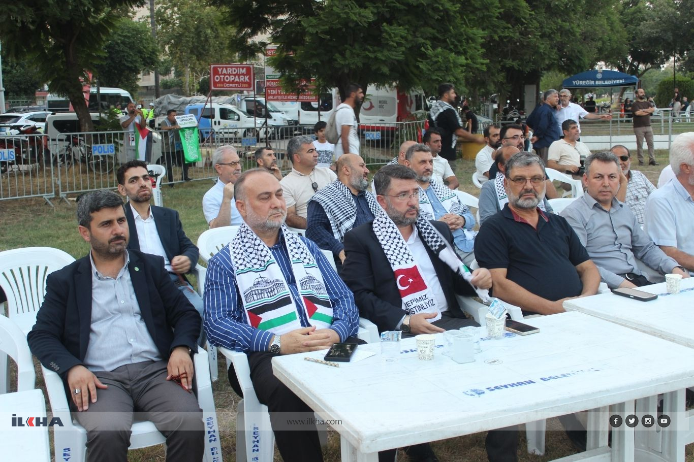 کاروان بین‌المللی «وجدان برای فلسطین» در آدانا با استقبال گسترده روبه‌رو شد