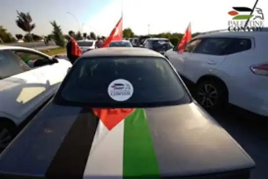 Konvoya Piştgiriya Filistînê ya Navneteweyî ew ê sibê li Dîyarbekirê were pêşwazîkirin