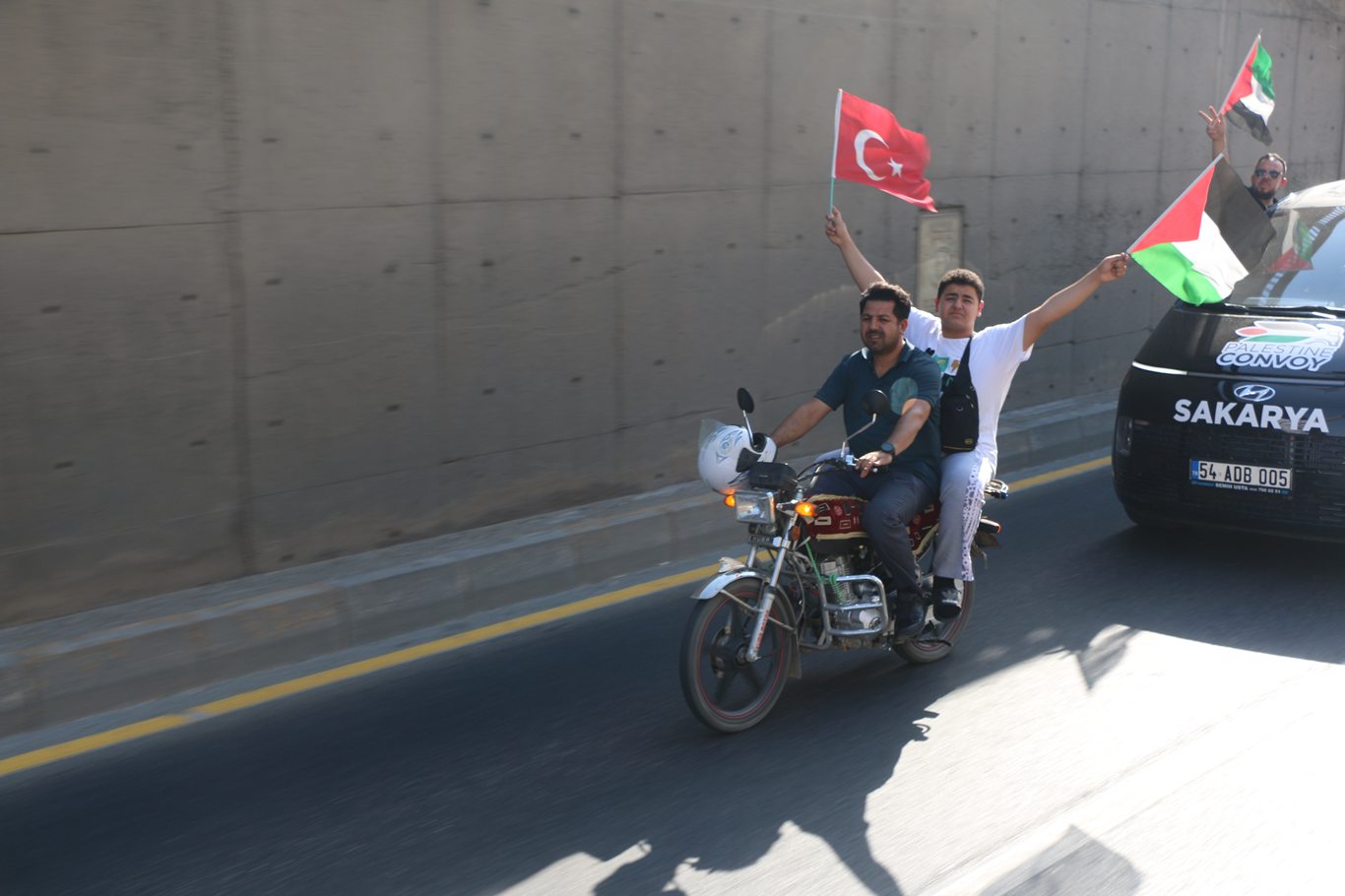 Uluslararası Filistin Konvoyu Şanlıurfa’da karşılandı