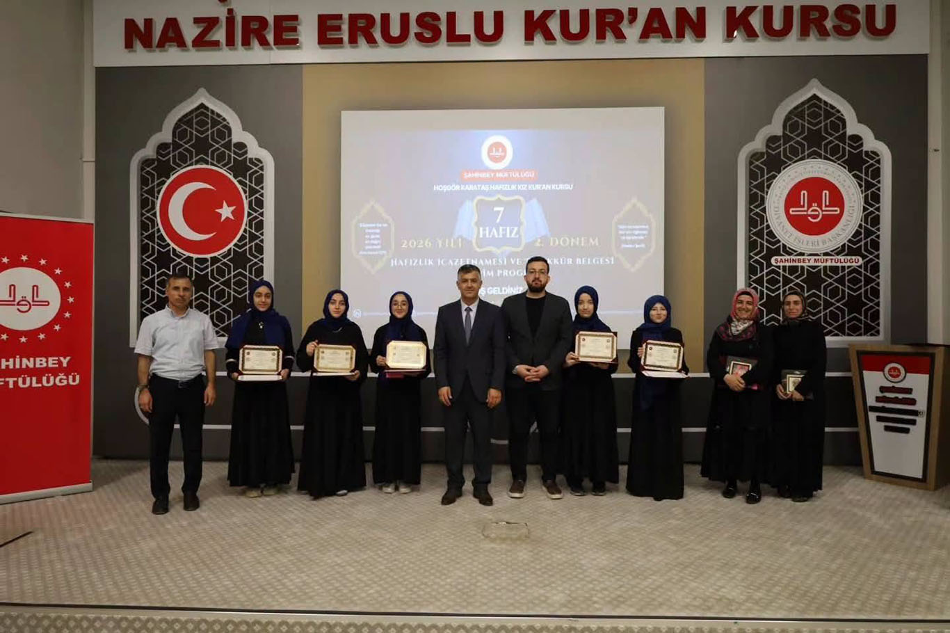 Gaziantep'te 77 hafız icazet belgesi aldı