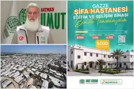 Umut Kervanı'ndan Gazze'deki Şifa Hastanesi için destek çağrısı